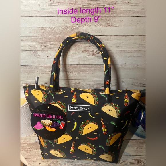 Betsey Johnson Bags Betsey Johnson Taco Satchel Lunch Tote Poshmark